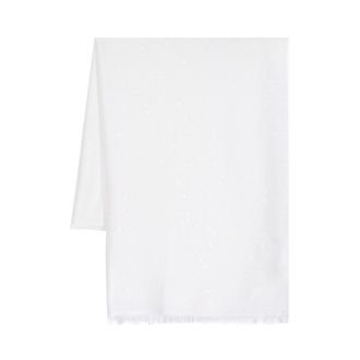 Brunello Cucinelli Sequin-embellished Frayed-hem Scarf