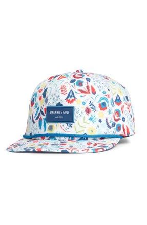 Swannies Simon Snapback Cap in Red/Navy at Nordstrom Rack