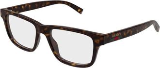 Gucci Mens Black Square Eyeglass Frames GG1987O 002