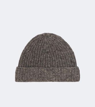 Auralee Ribbed-knit cashmere beanie
