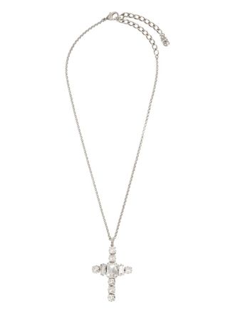 Dolce & Gabbana rhinestone-embellished necklace - Silver