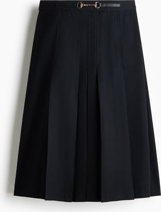 H&M Faltenjupe - Blue