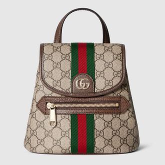 Gucci Ophidia Small Backpack, Beige, GG Canvas