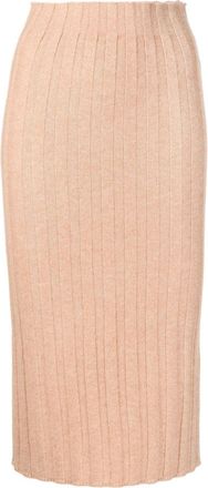 Cashmere in Love Lenny cashmere pencil skirt - women - RWS Wool/Cashmere - S - Brown