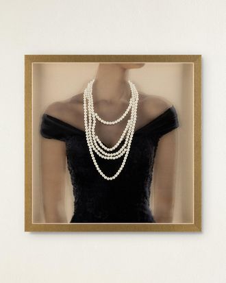 John-Richard Indigo Framed Giclee by Tania Bello
