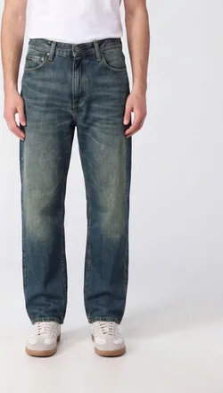 Carhartt Work in Progress Jeans Aaron in denim di cotone con vestibilit&agrave; tapered