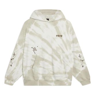 Li-Ning Chinese Culture Graphic Tie-Dye Hoodie Grey AWDT261-2