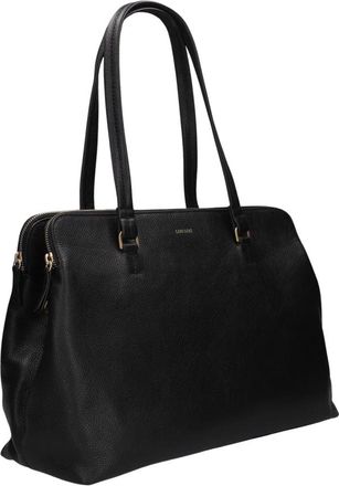 LouLou Essentiels Olivia Schoudertas - Dames - Shoppers - Zwart - ONE Size - Leer - Tassen