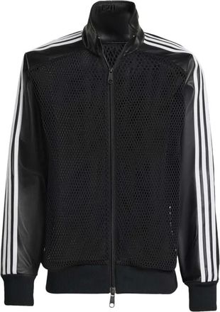 adidas Hoodies & sweatvesten, Heren, Zwart, L, Zwarte Mesh Training Top