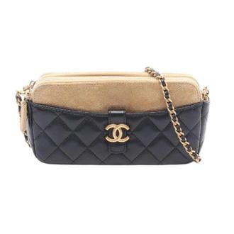 Chanel Pre-owned Matelasse Lamsvacht Su&egrave;de Schoudertas - Dames - Pre-owned - Veelkleurig - Maat: ONE Size Su&egrave;de