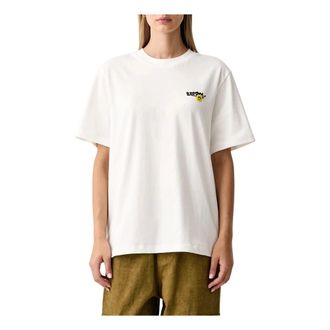 Barrow Barrow - Katoenen T-shirt - Dames - Tops - Wit - Maat: XL Katoen