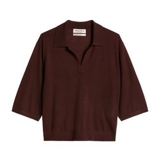 Marc O'Polo Polo - Dames - Tops - Rood - Maat: XL Wol