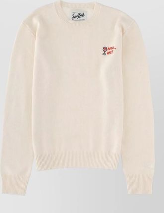 MC2 Saint Barth cashmere blend embroidered sweatshirt
