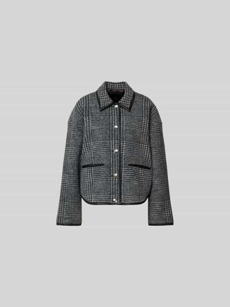 Anine Bing Jacke mit Knopfleiste in Mittelgrau, Gr&ouml;&szlig;e XS