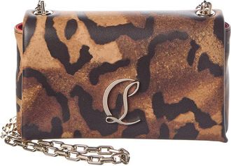 Christian Louboutin Loubi54 Leather Wallet On Chain