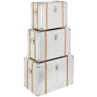 Atmosphera Atmosphera - Ba&uacute;les Plateados Cielo 54x33cm Cr&eacute;ateur DInt&eacute;rieur