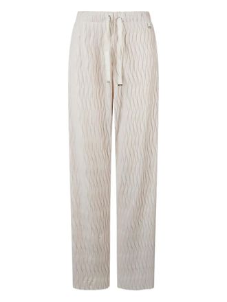 Herno Broek met jacquard - Beige