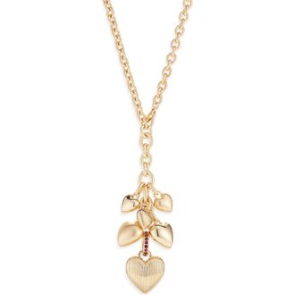 Roxanne Assoulin The Family of Hearts Pendant Necklace in Gold at Nordstrom