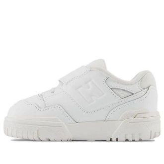 New Balance (TD) New Balance 550 Bungee Lace Top Strap Triple White IHB550WW