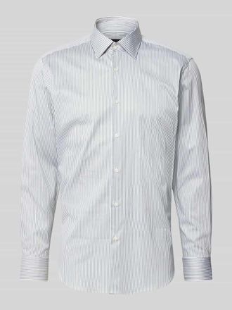 HUGO BOSS Regular Fit Businesshemd aus Baumwoll-Mix Modell H-Joe-kent in Gruen, Gr&ouml;&szlig;e 39