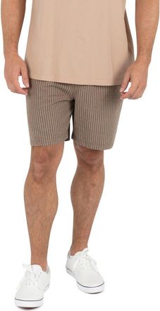 Hurley Raleigh Volley Stripe Cotton & Linen Drawstring Shorts in Woodside at Nordstrom, Size Xx-Large