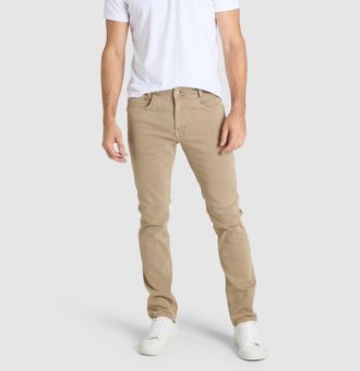 MAC Broeken Straight-Jeans MAC Arne Pipe, Herren, Gr. 30, L&auml;nge 30, grau (clay), Denim/Jeans, Obermaterial: 94% Baumwolle, 4% Polyester, 2% Elasthan, Jeans Straig