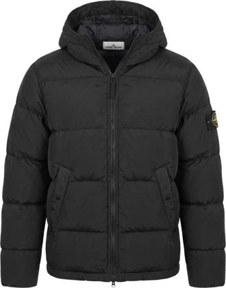Stone Island Jassen, Heren, Zwart, 3Xl, Nylon, Nylon Metal Down Jacket