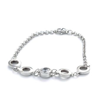 Orphelia WoMens 925 Sterling Silver Bracelet - ZA-1008 - One Size