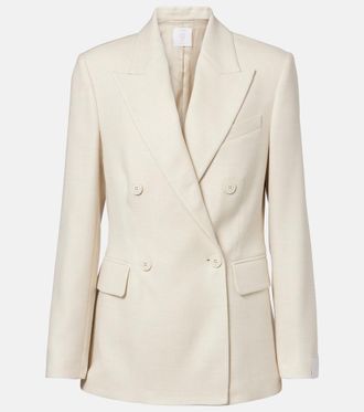 Eleventy Wool, silk and linen-blend blazer