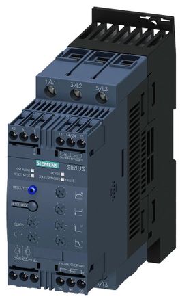 SIEMENS Arrancador Suave S2, 45a, 22kw/400v, 40 Grados, Ac200-480v, Ac/dc110-230v, 3rw40361bb14
