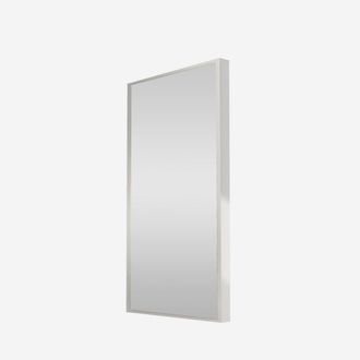 Aqa Specchio Da Parete Con Cornice Legno Made In Italy 70x100 Astana B - Bianco