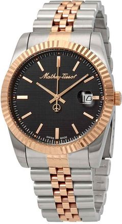 Mathey-Tissot Mathey III Quartz Black Dial Mens Watch H810RN
