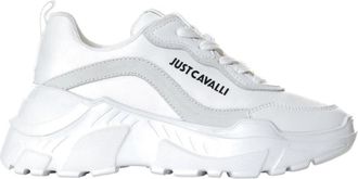 Just Cavalli Sneakers - Dames - Sneakers - Wit - 40 EU - Leer - Schoenen