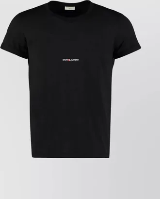 Saint Laurent cotton logo print t-shirt