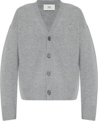 Ami Wollen vest - Heren - Vesten - Grijs - XL - Wol - Truien & Vesten