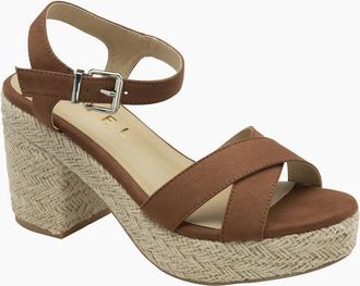 Ravel Womens Marston Womens Heeled Sandals - Brown - Size: 4