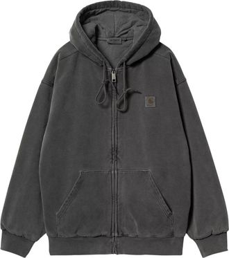 Carhartt Work in Progress Hooded Vista Sweatshirt - Heren - Vesten met rits - Zwart - 2XL - Katoen - Hoodies & sweatvesten