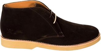 Hackett Su&egrave;de veterschoenen van leer - Heren - Veterlaarzen - Bruin - 41 EU - Leer - Schoenen