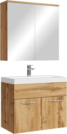 Badplaats Conjunto De Muebles De Ba&ntilde;o Montreal 01 60 Cm - Roble - Mueble D