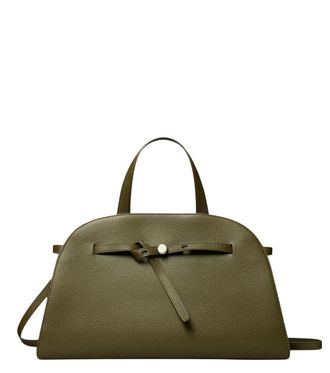 Tory Burch Green Romy Large Satchel