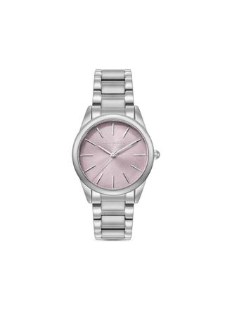 Olivia Burton Glowful round-face watch - Roze