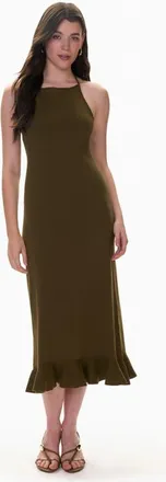 Rebecca Taylor Bailey Sweater Dress in Olive at Nordstrom, Size Medium