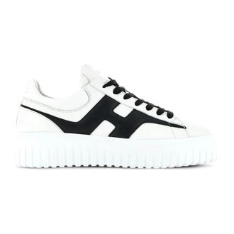 Hogan H-Stripes Sneakers - Heren - Sneakers - Wit - 39 EU - Leer - Schoenen