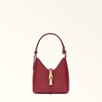Furla Iride Borsa Mini M Ciliegia D Rosso Pelle Stampata Donna