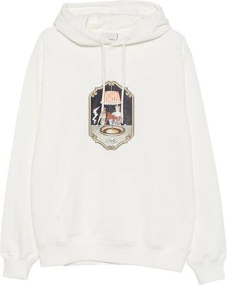 Dr&ocirc;le de Monsieur Hoodies & sweatvesten, Heren, Wit, S, Katoen, Hoodie Fleuriste
