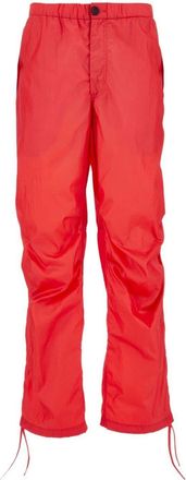 Ferragamo four-pocket straight trousers - men - Nylon - 46 - Red