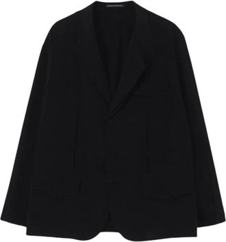 Yohji Yamamoto Jassen, Heren, Zwart, M, Blazer