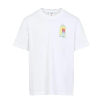 Casablanca T-Shirts, male, White, Size: S LArche T-Shirt