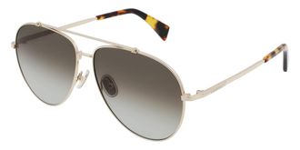 Lanvin LNV113S 714 Mens Sunglasses Gold Size 61
