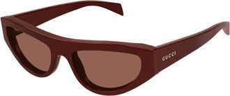Gucci Brown Cat Eye Ladies Sunglasses GG1919S 002 55